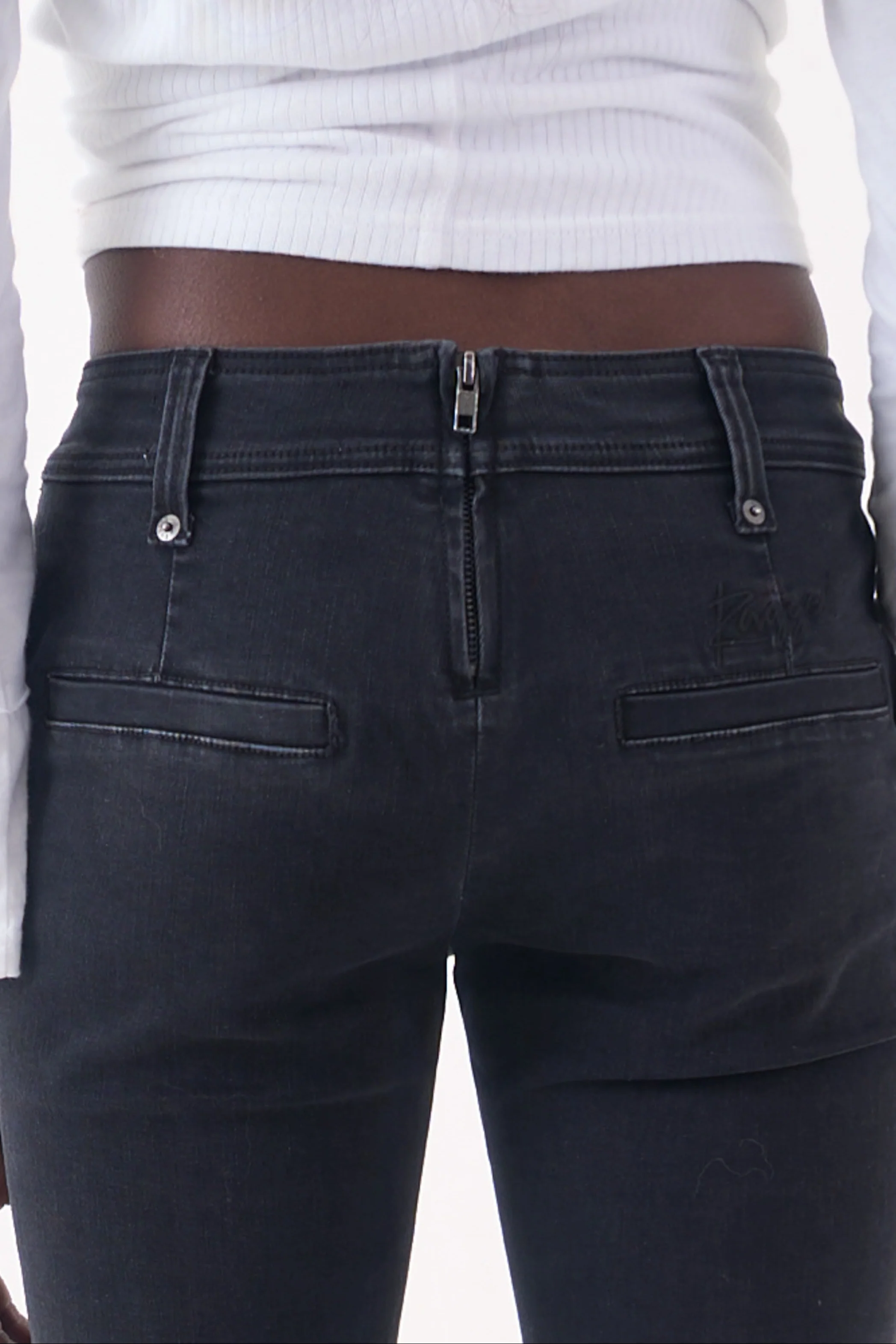 Alter Black Seam Bootcut Flare Jeans - Image 6