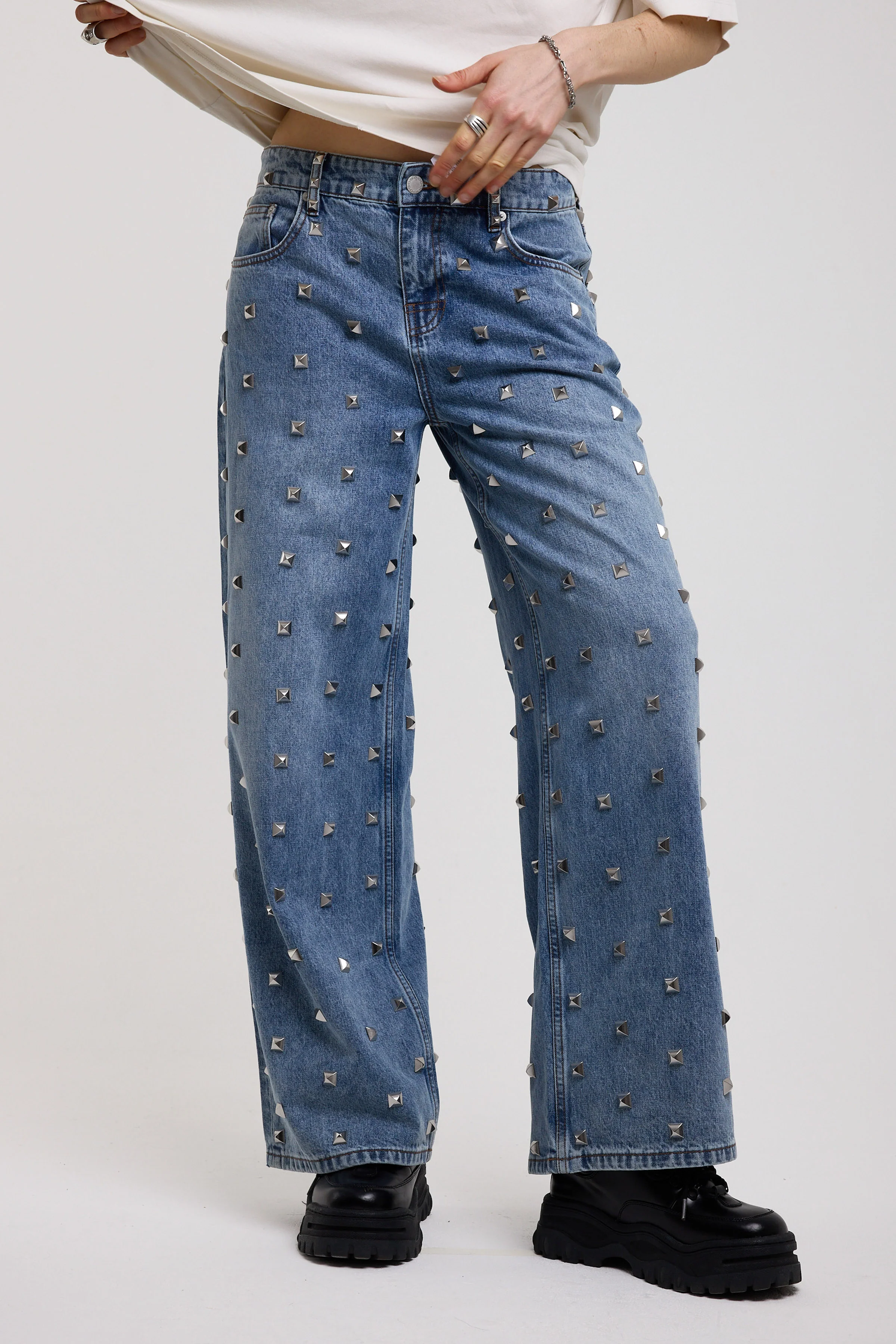 Clutter Studded Release Jeans - Image 3