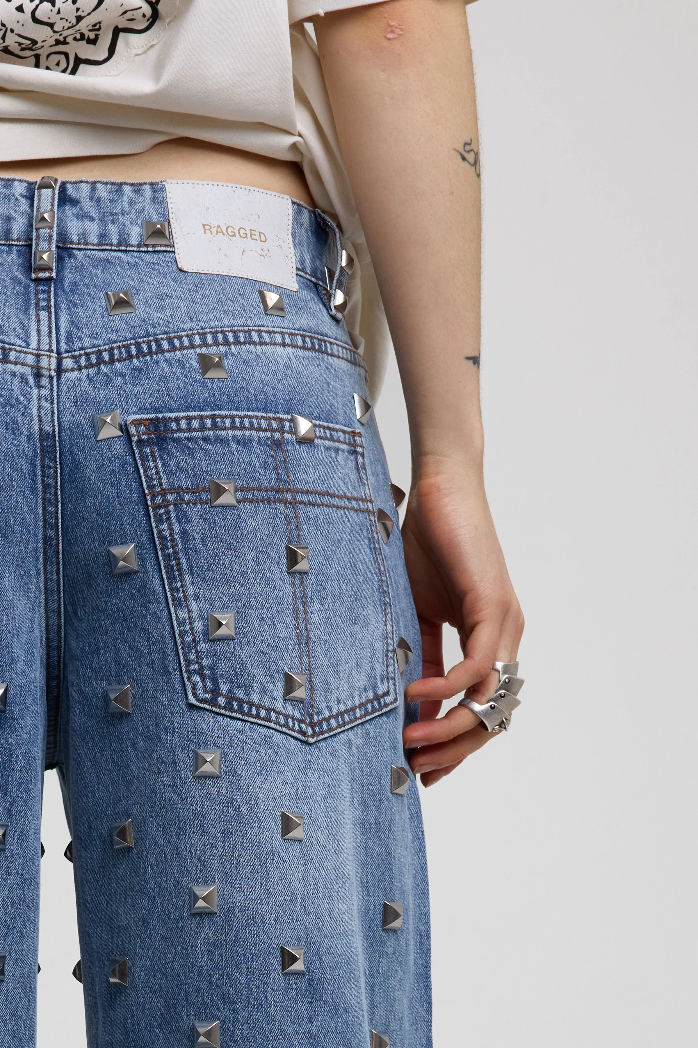 Clutter Studded Release Jeans - Image 6