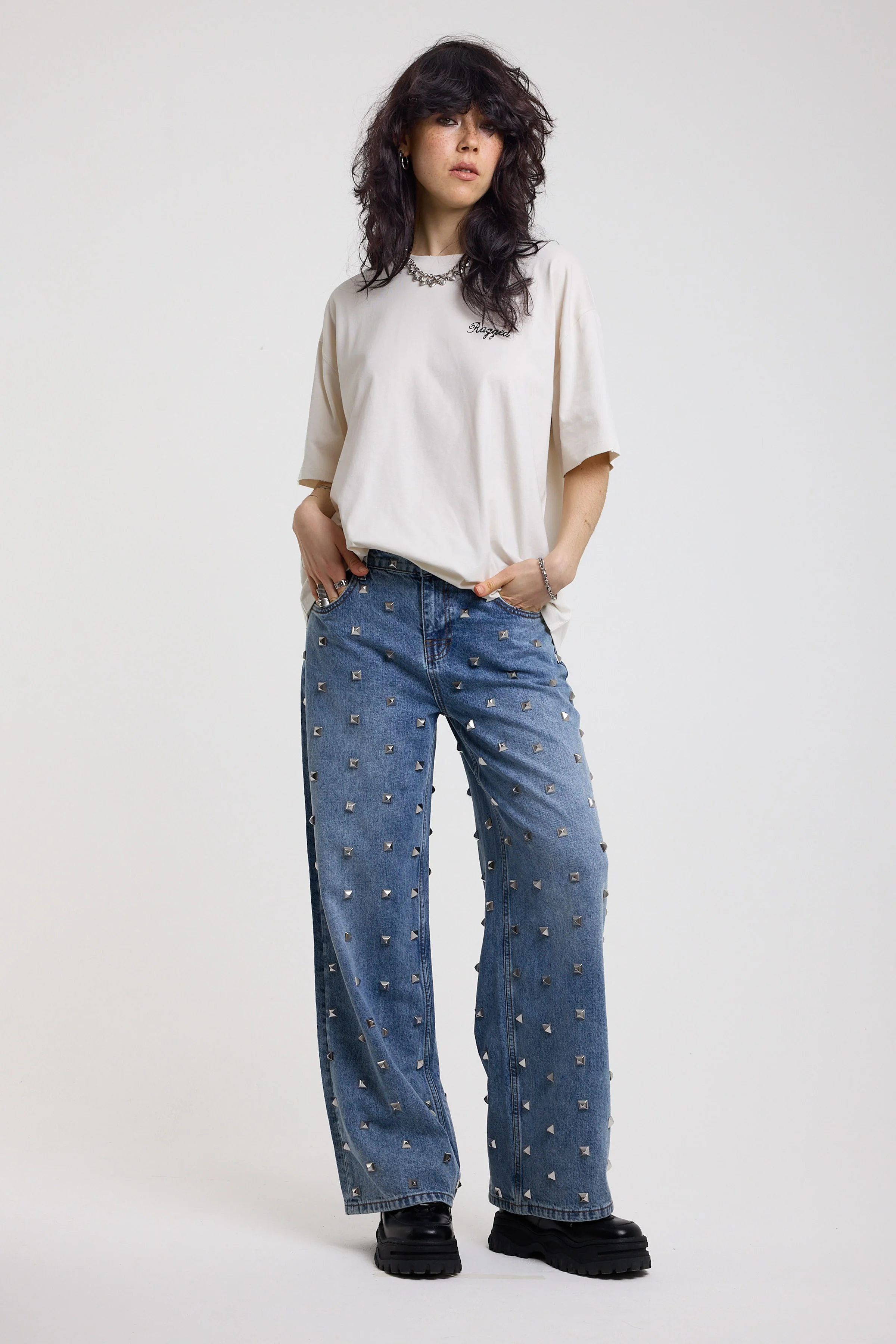 Clutter Studded Release Jeans - Image 8