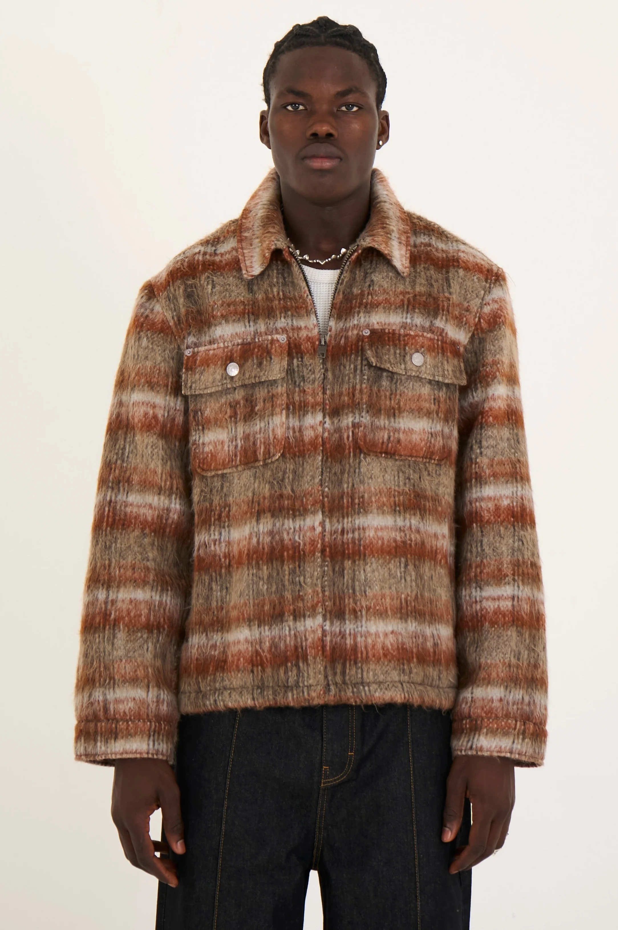 Fire Brushed Check Jacket - Image 4