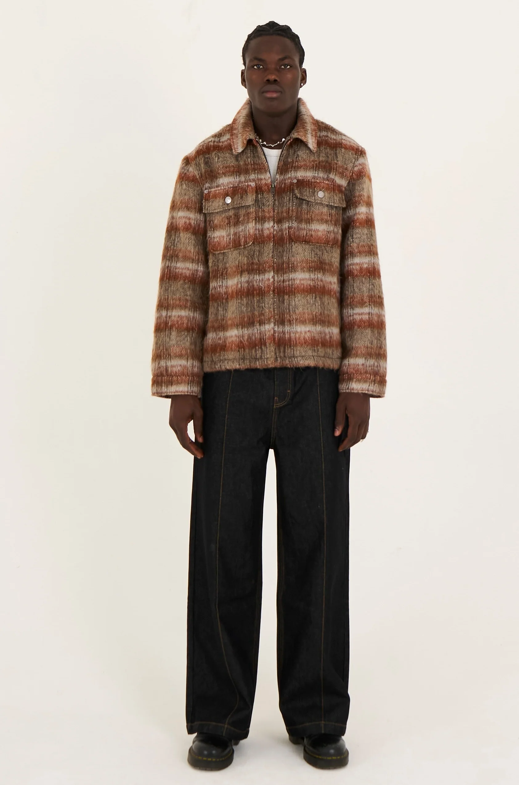 Fire Brushed Check Jacket - Image 7