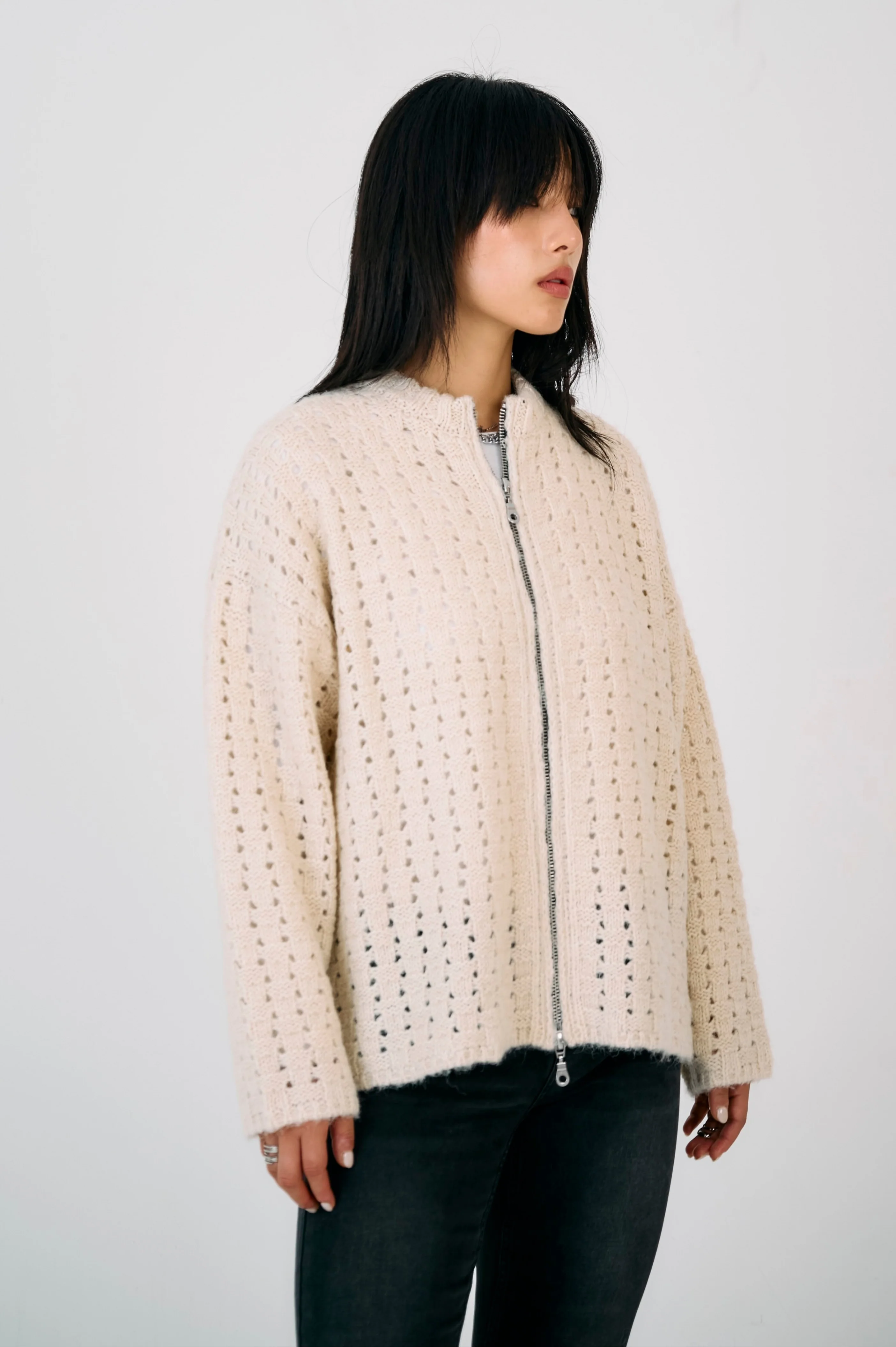 Folk Oversized Knit Cardigan - Image 4