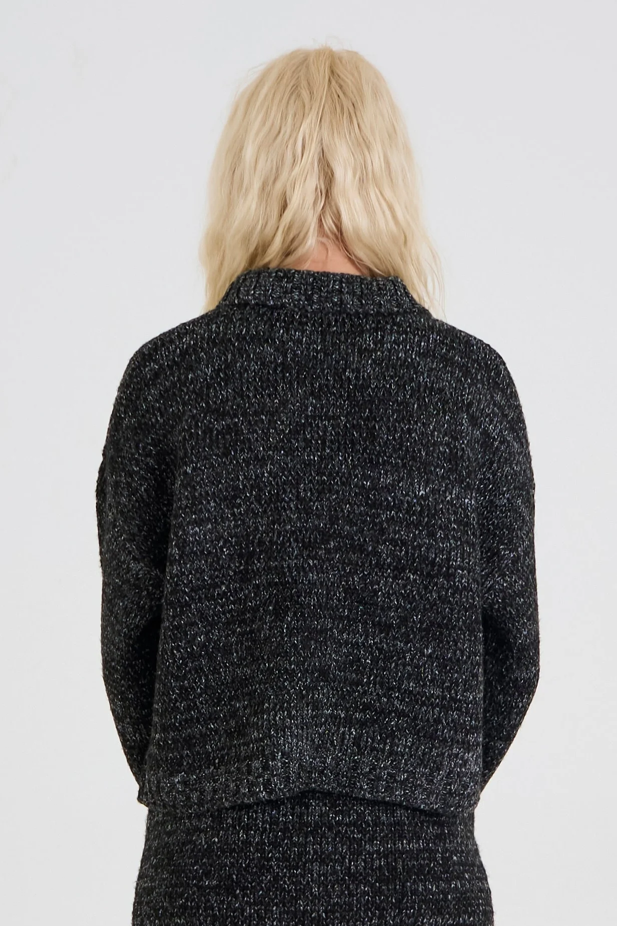 Granite Spacedye Buckle Cardigan - Image 5