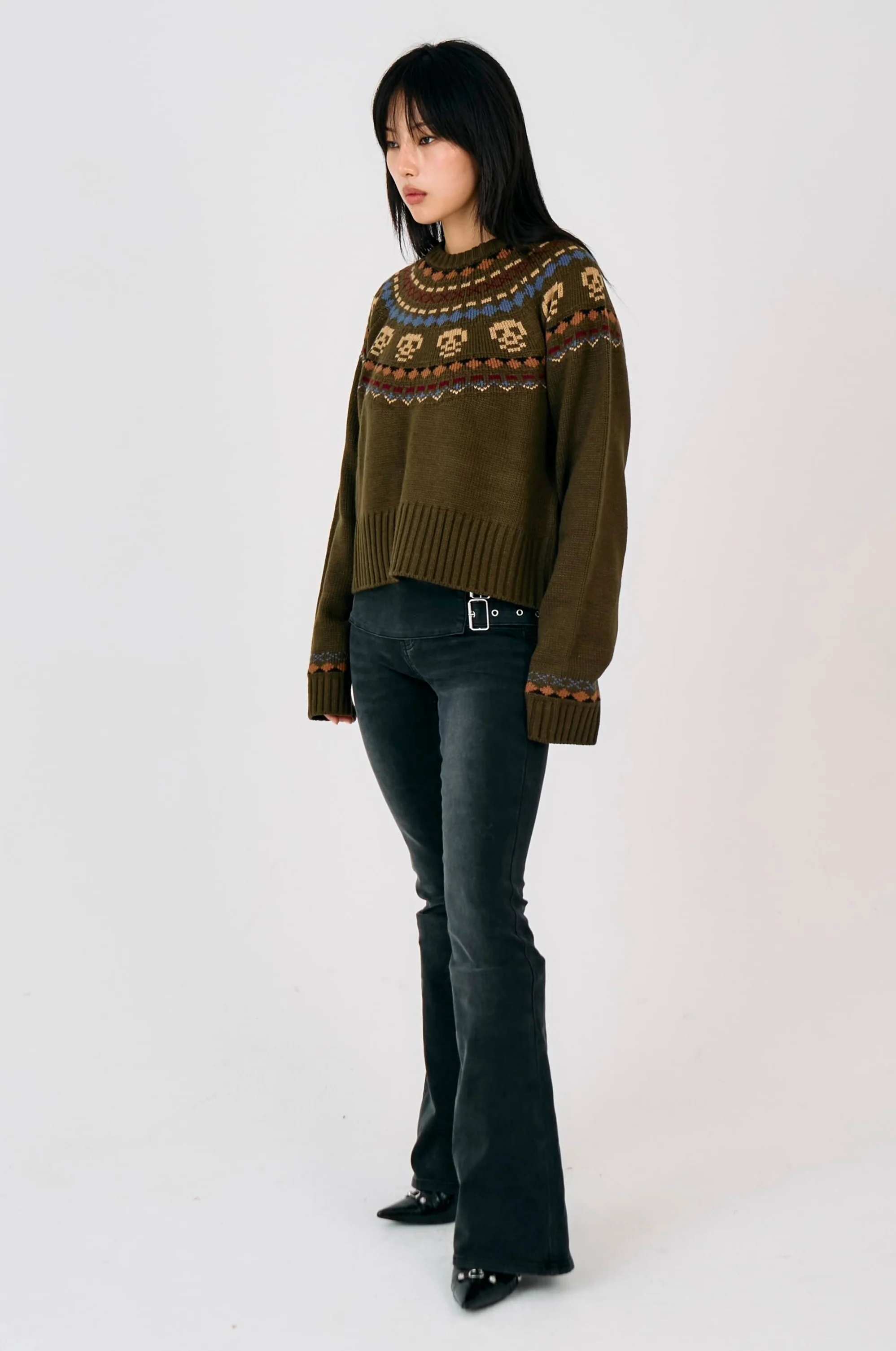 Hamlet Grunge Fair Isle Knit - Image 4