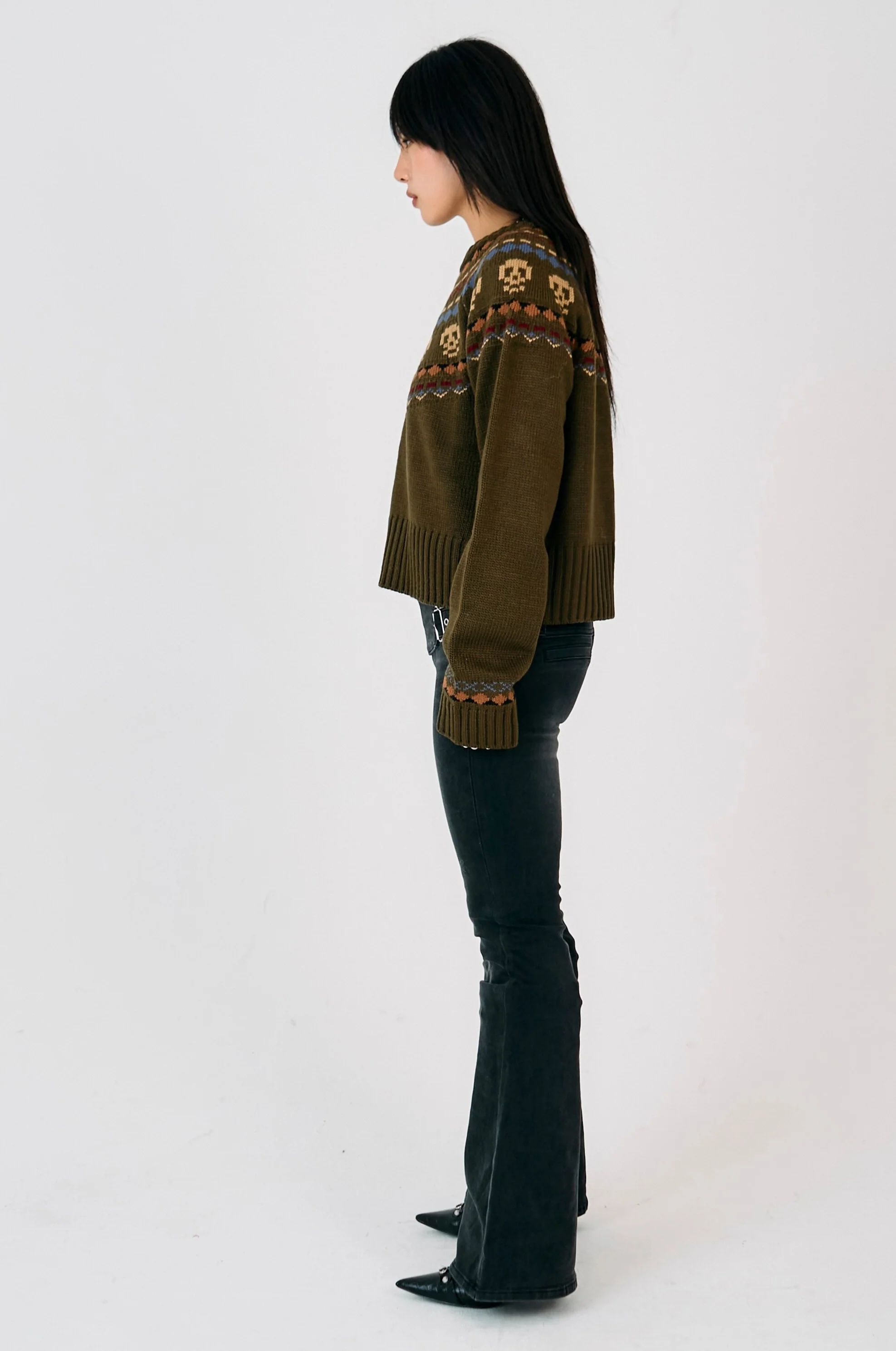 Hamlet Grunge Fair Isle Knit - Image 5