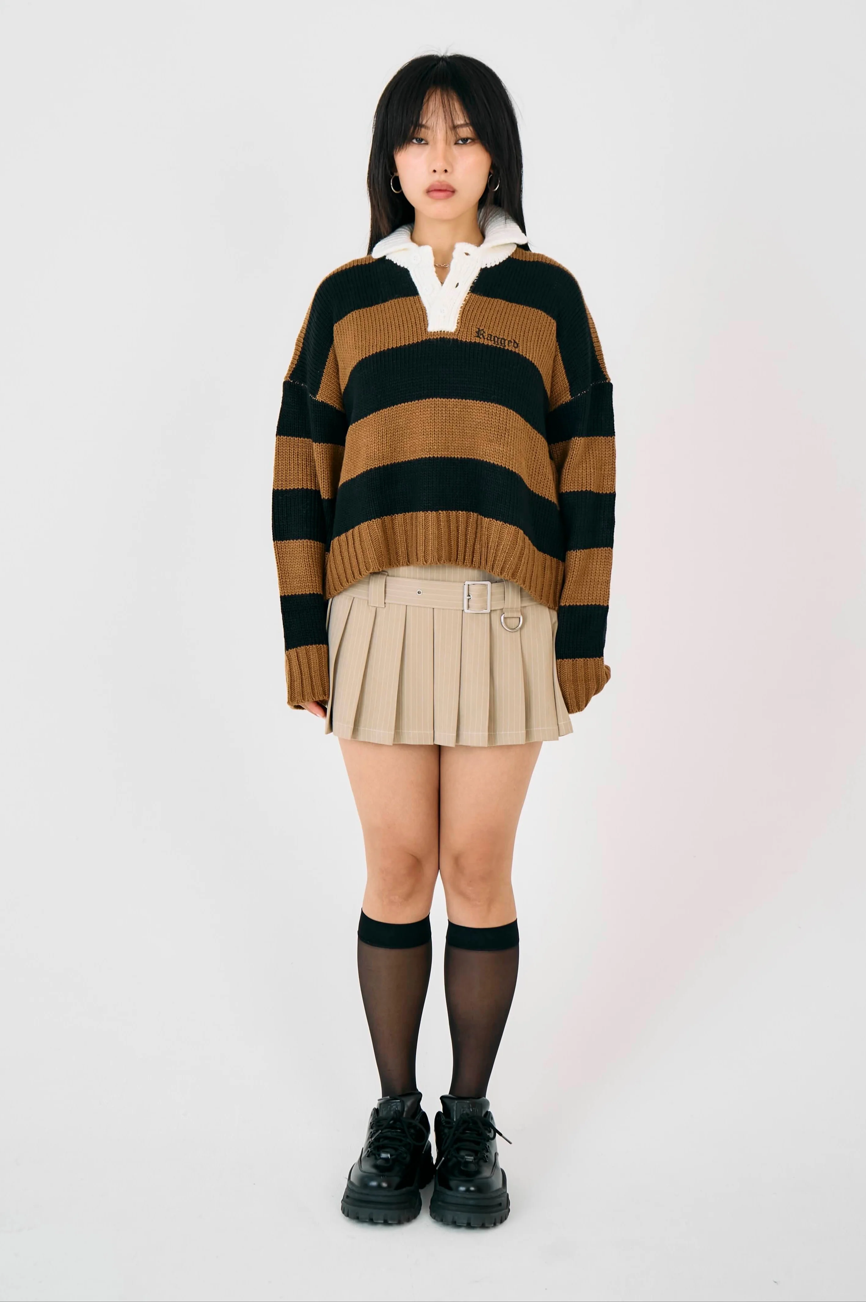 League Stripe Rugby Knit - Image 3