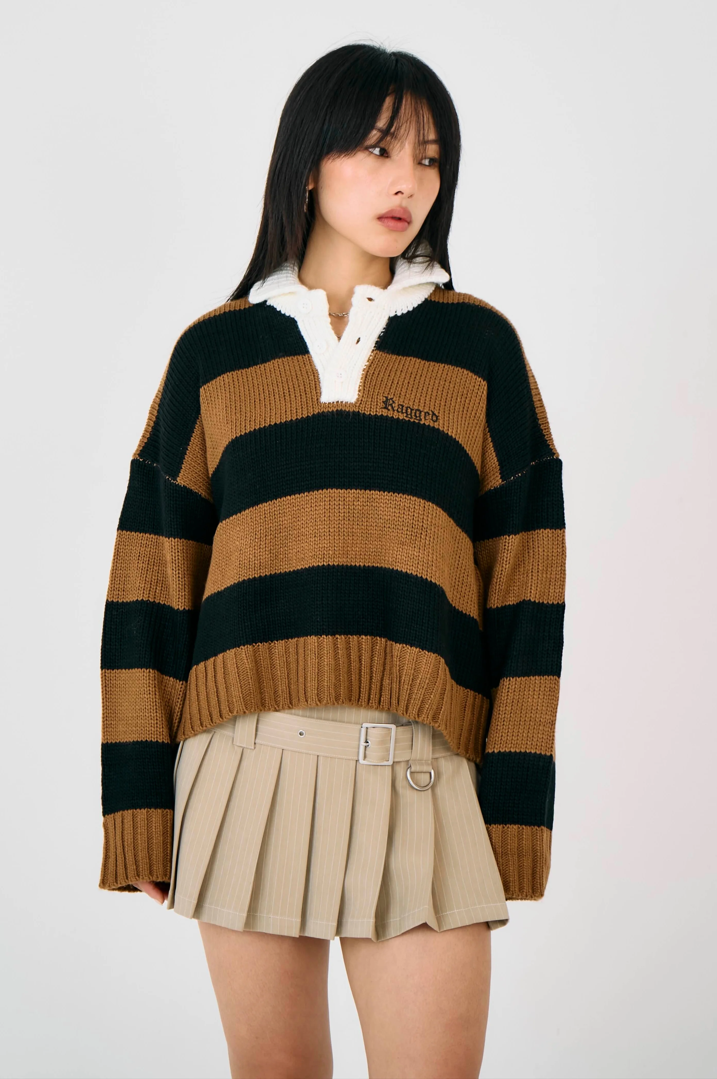 League Stripe Rugby Knit - Image 5
