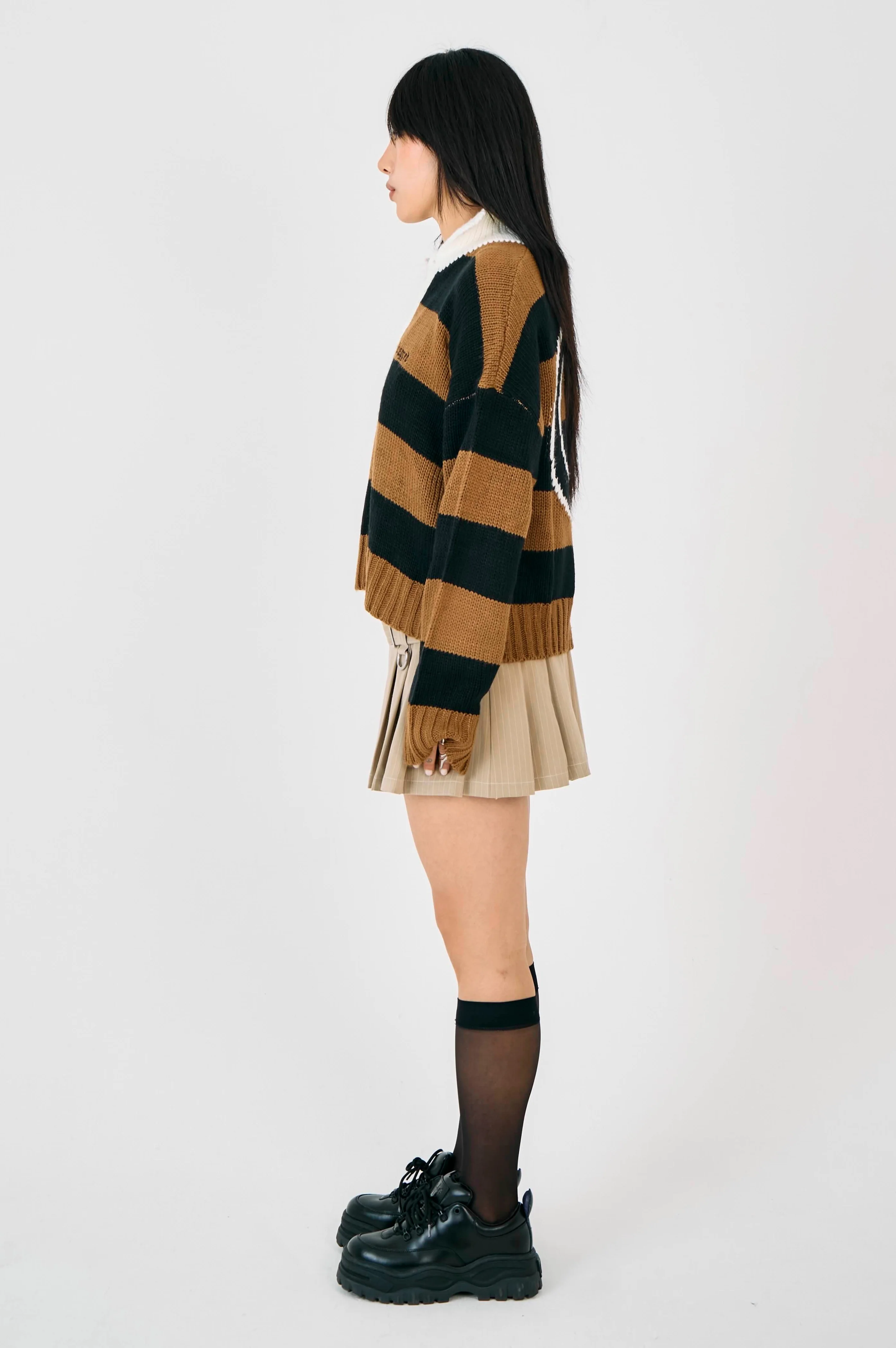 League Stripe Rugby Knit - Image 7