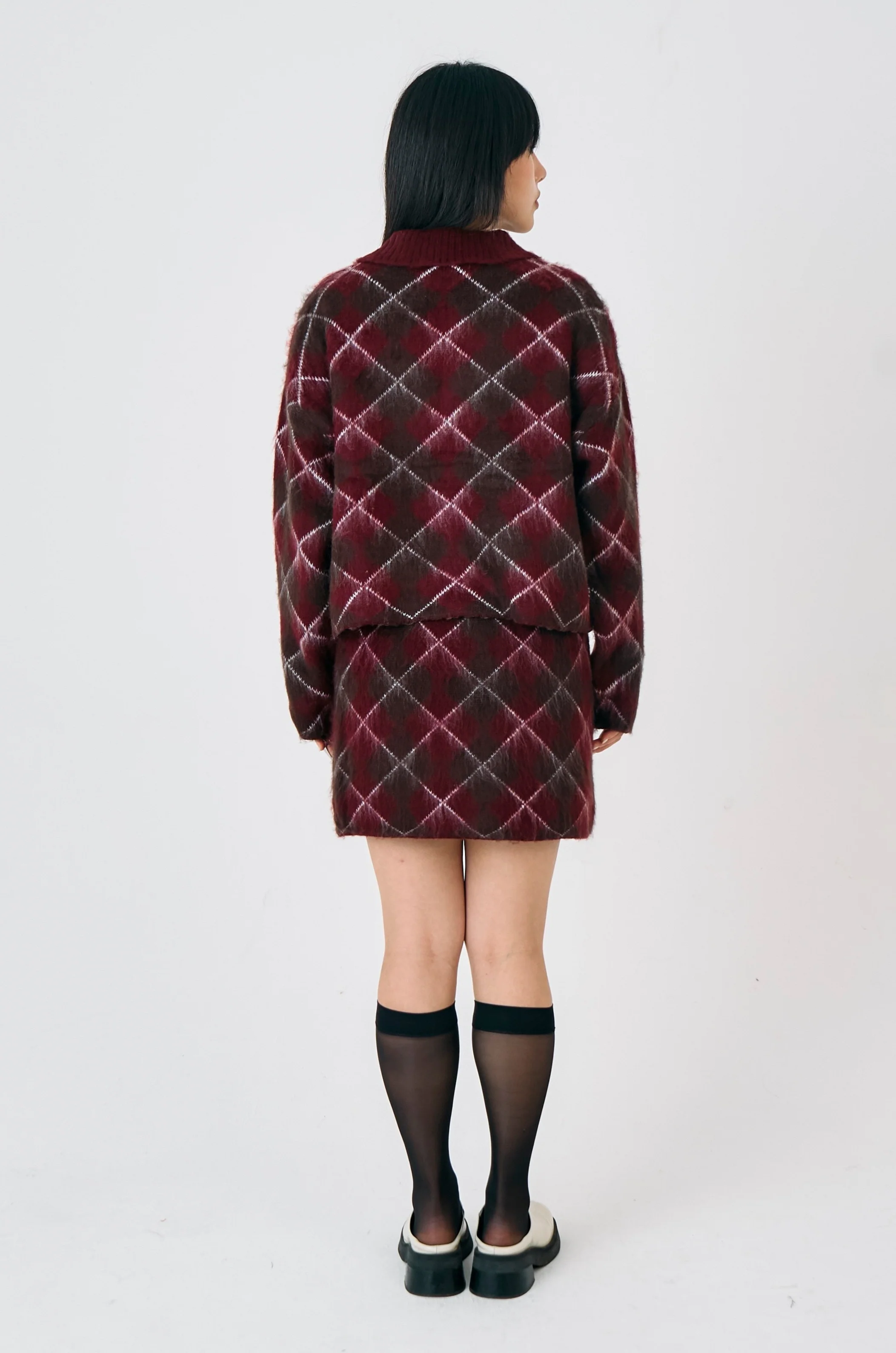 Manor Argyle Knit Cardigan - Image 5