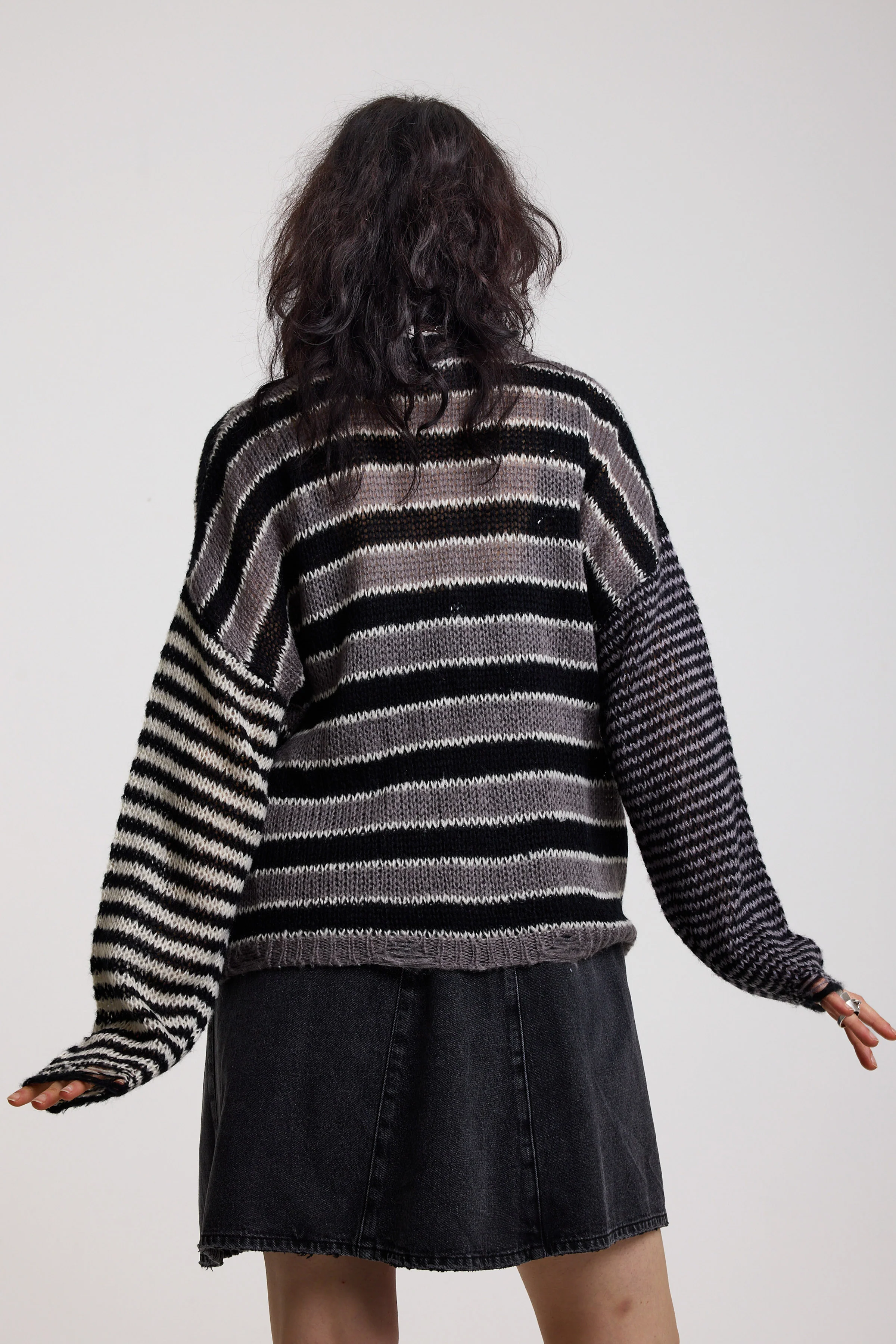 Muddle Grunge Stripe Knit Jumper - Image 5