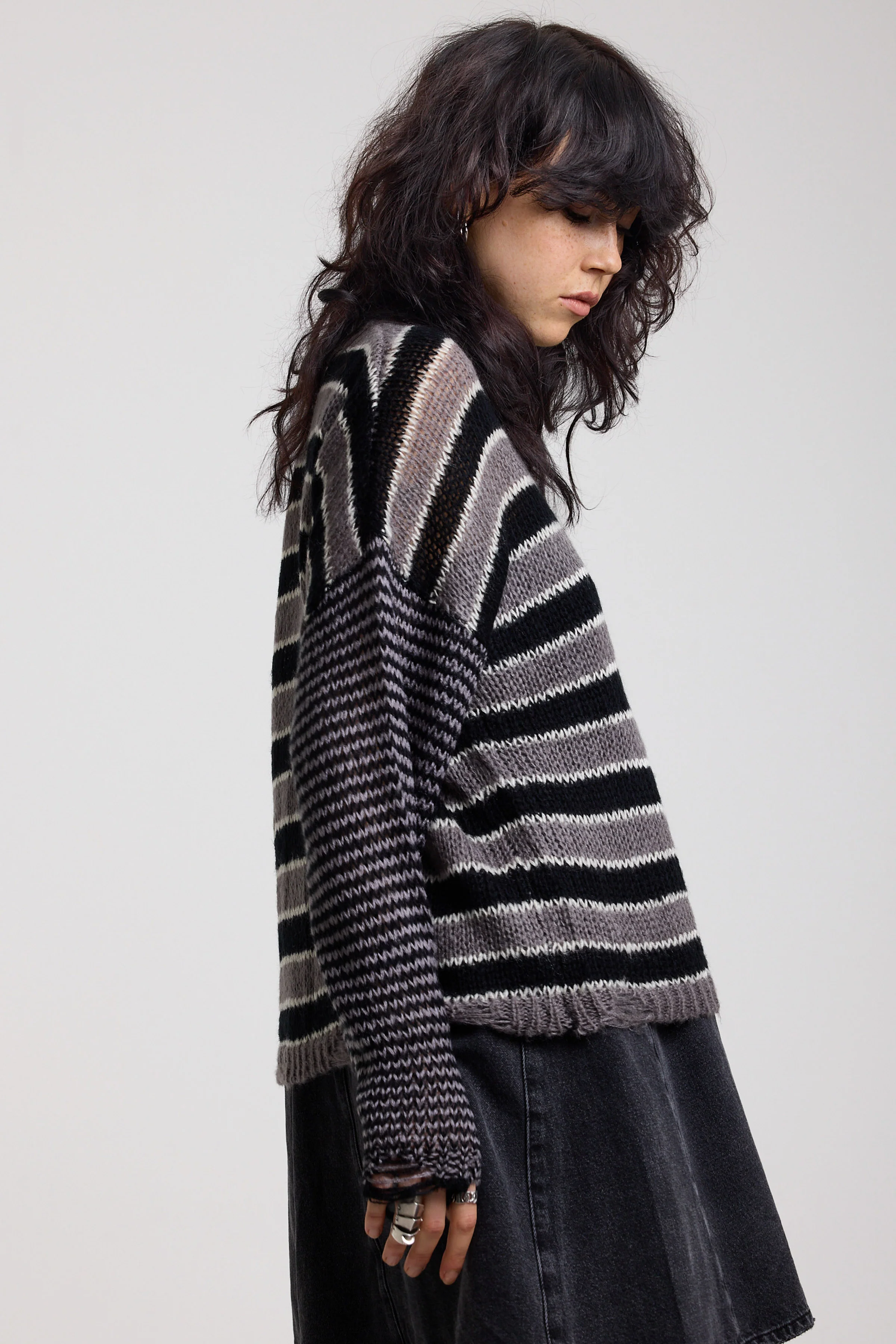 Muddle Grunge Stripe Knit Jumper - Image 6