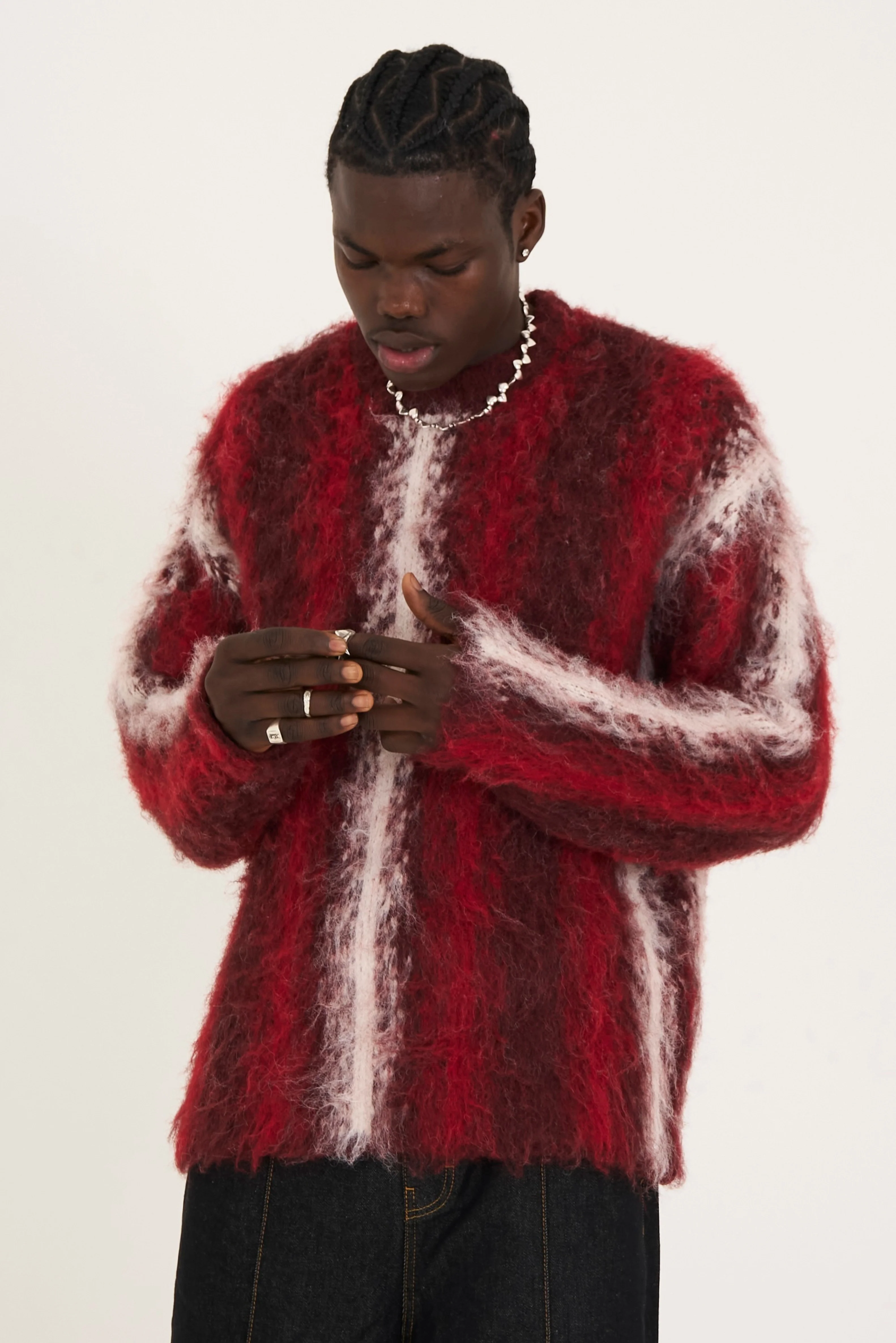 Obscure Relaxed Stripe Knit - Image 3