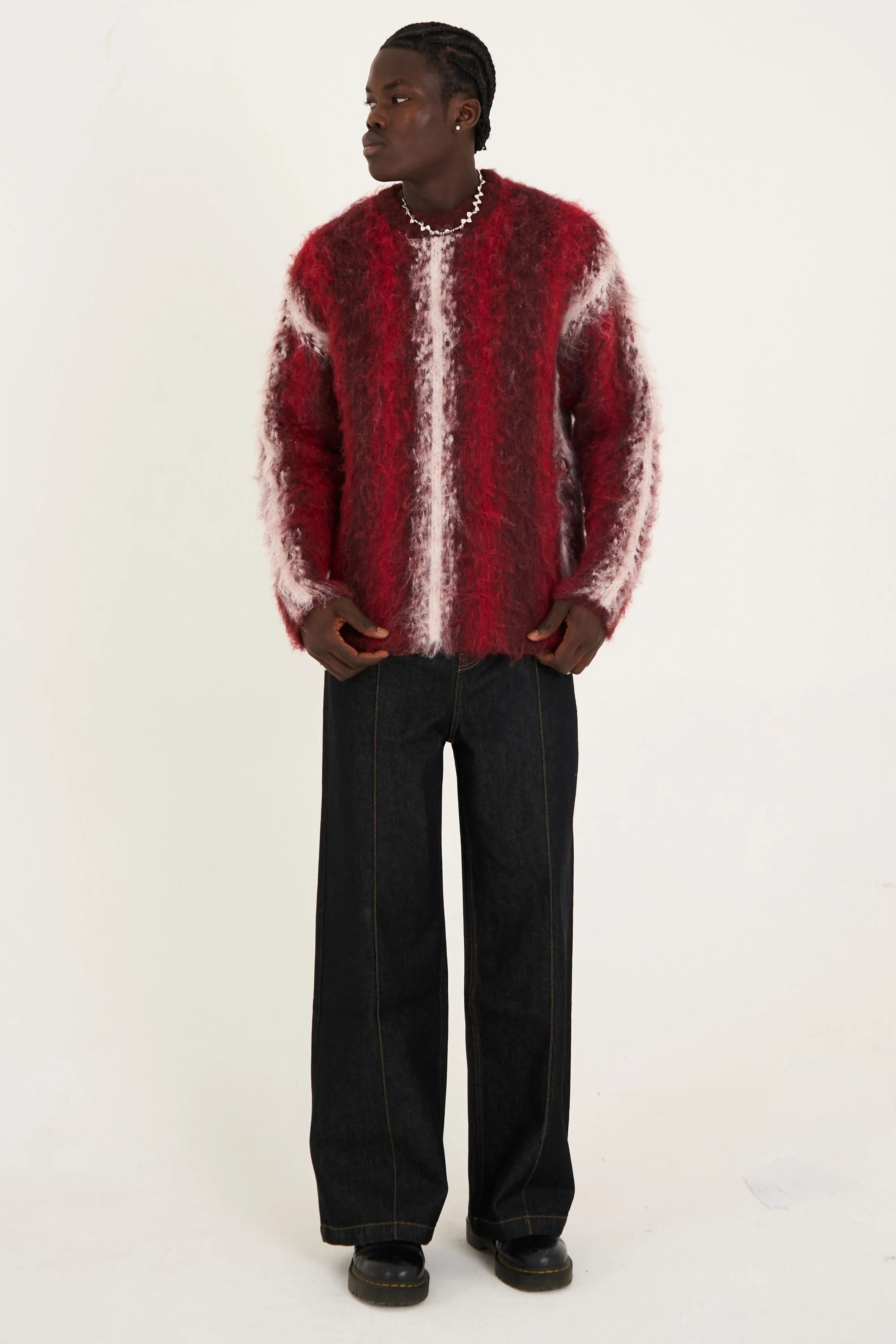 Obscure Relaxed Stripe Knit - Image 5