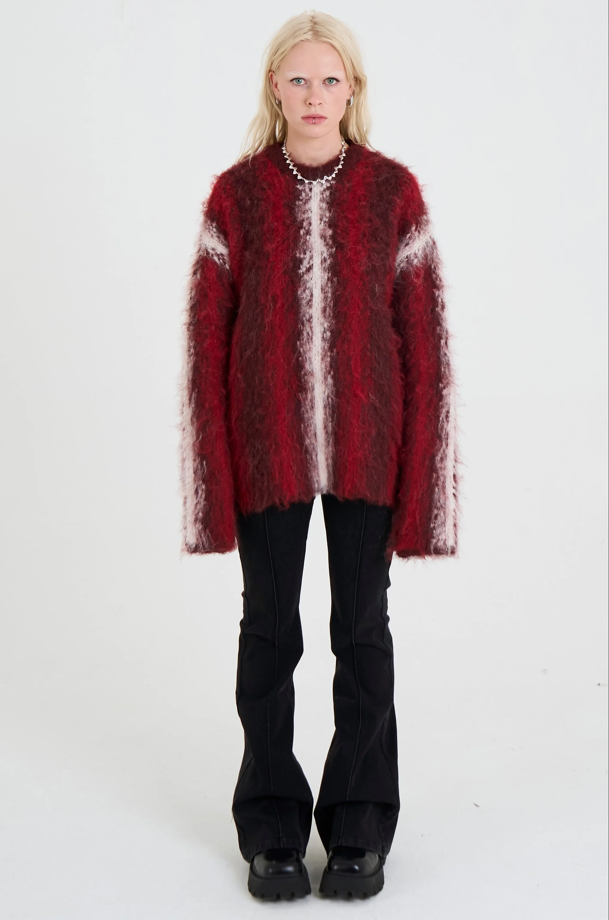 Obscure Relaxed Stripe Knit - Image 8