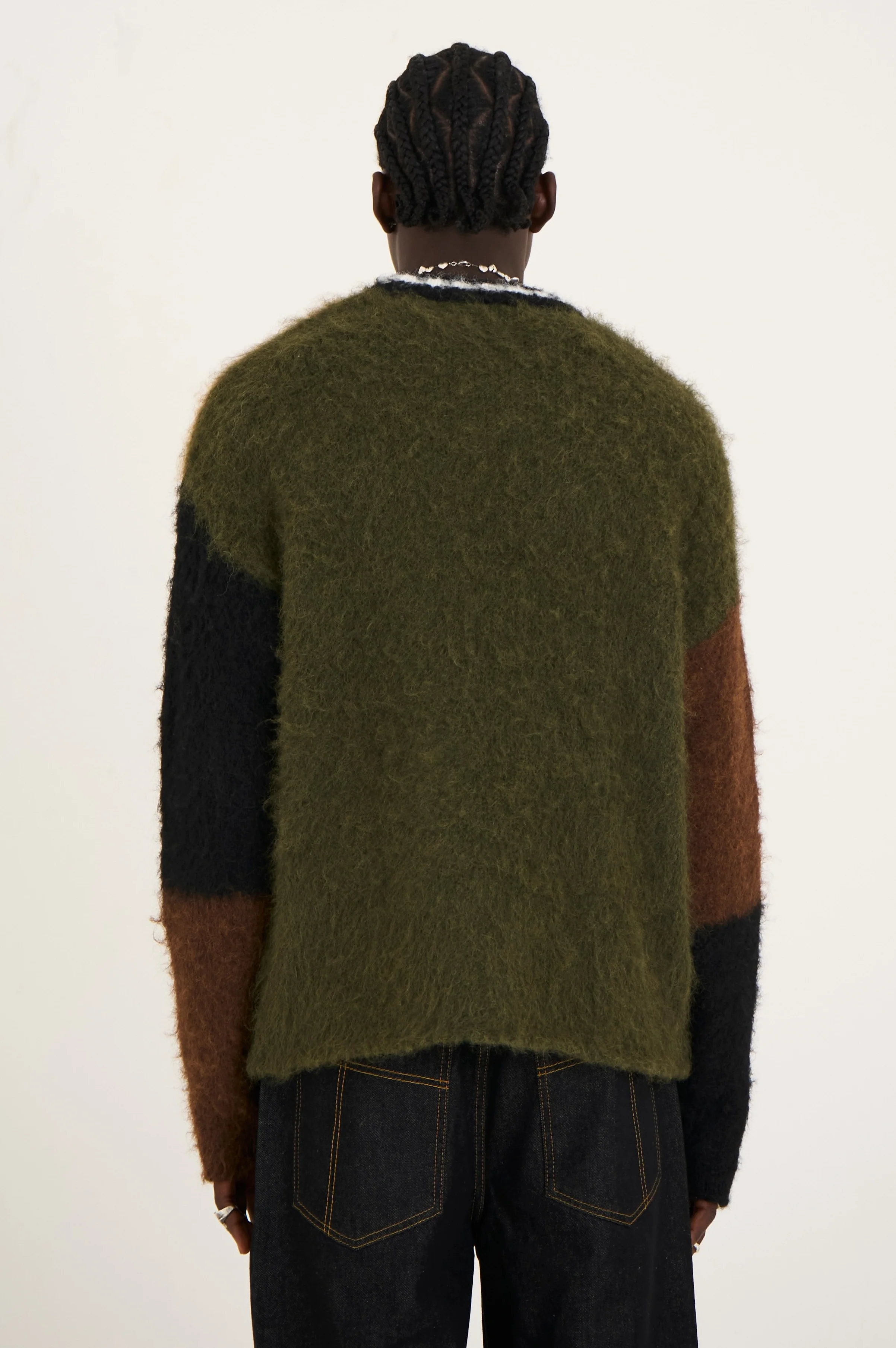 Patch Colourblock Stripe Knit - Image 4