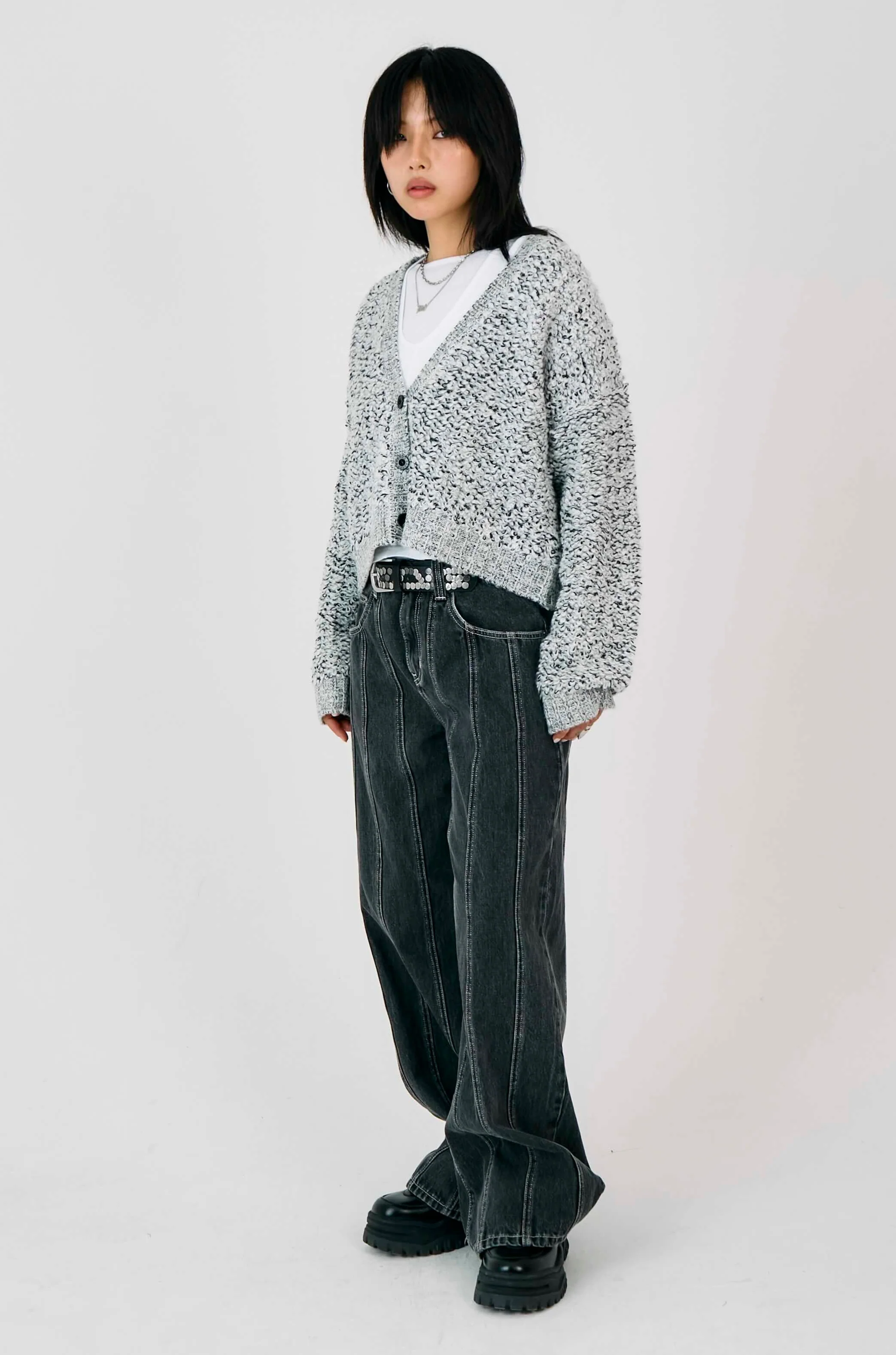 Rodeo Boucle Knit Cardigan - Image 5