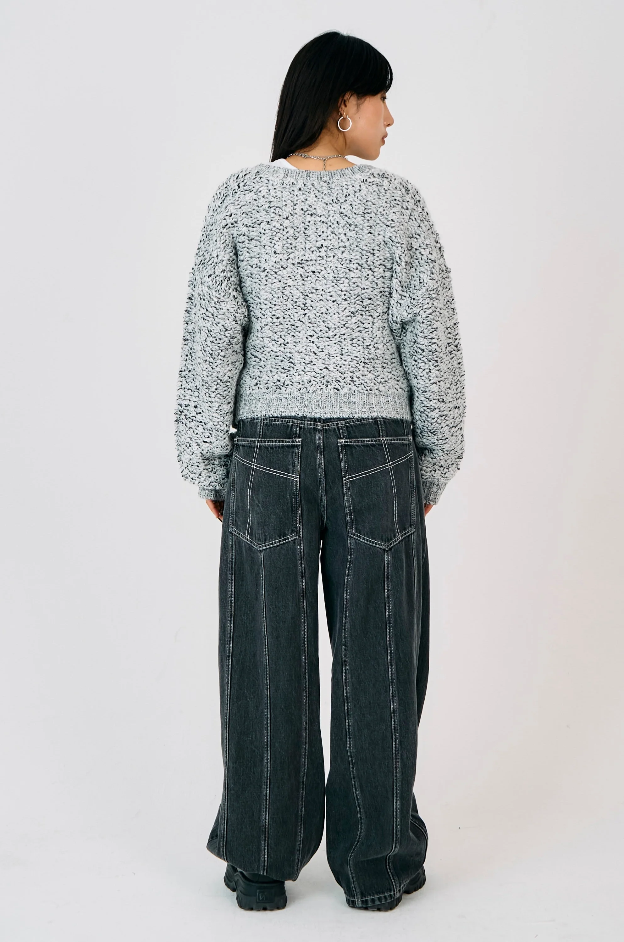 Rodeo Boucle Knit Cardigan - Image 6