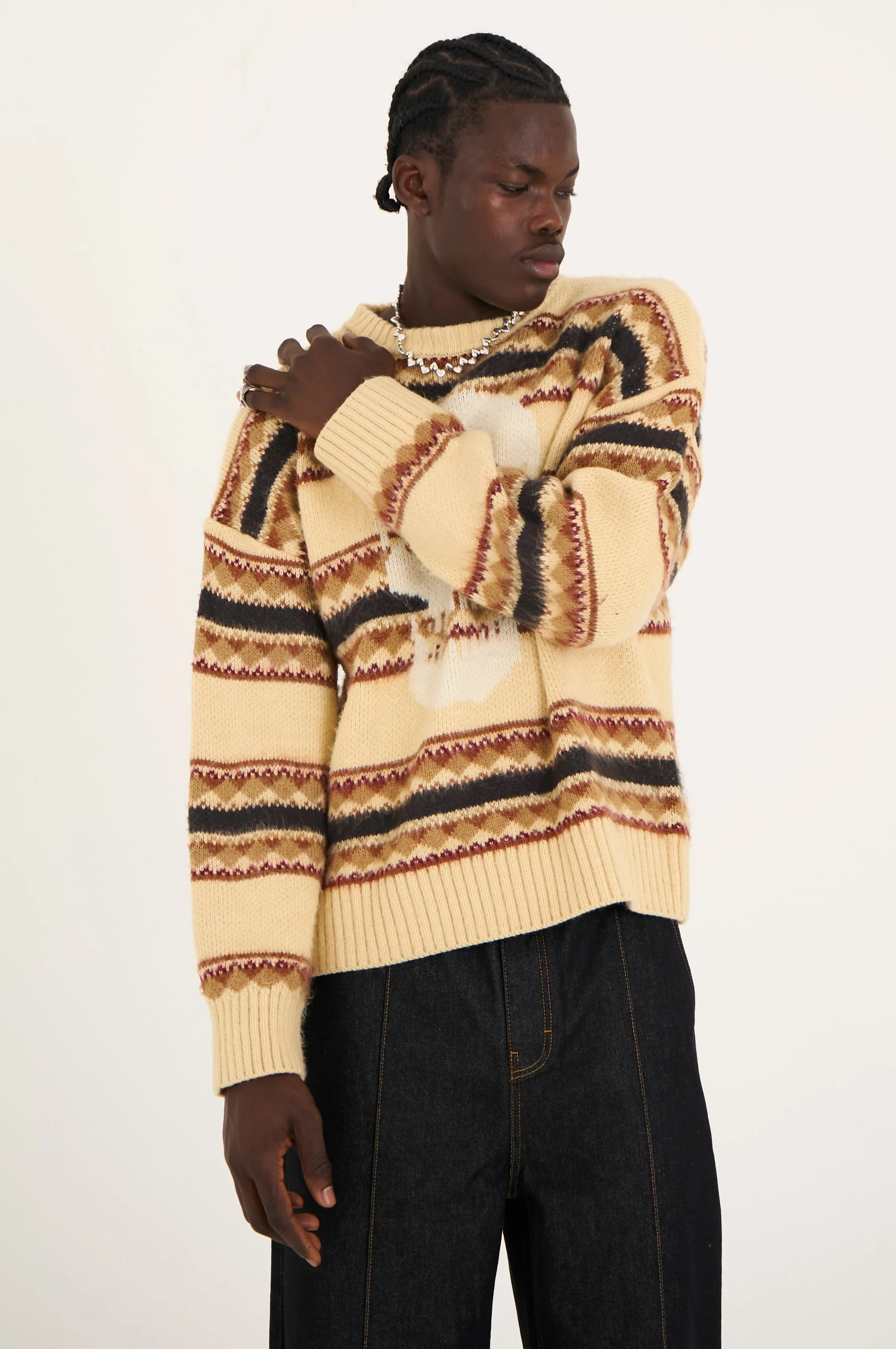 Fair Skull Fair Isle Knit - Image 3