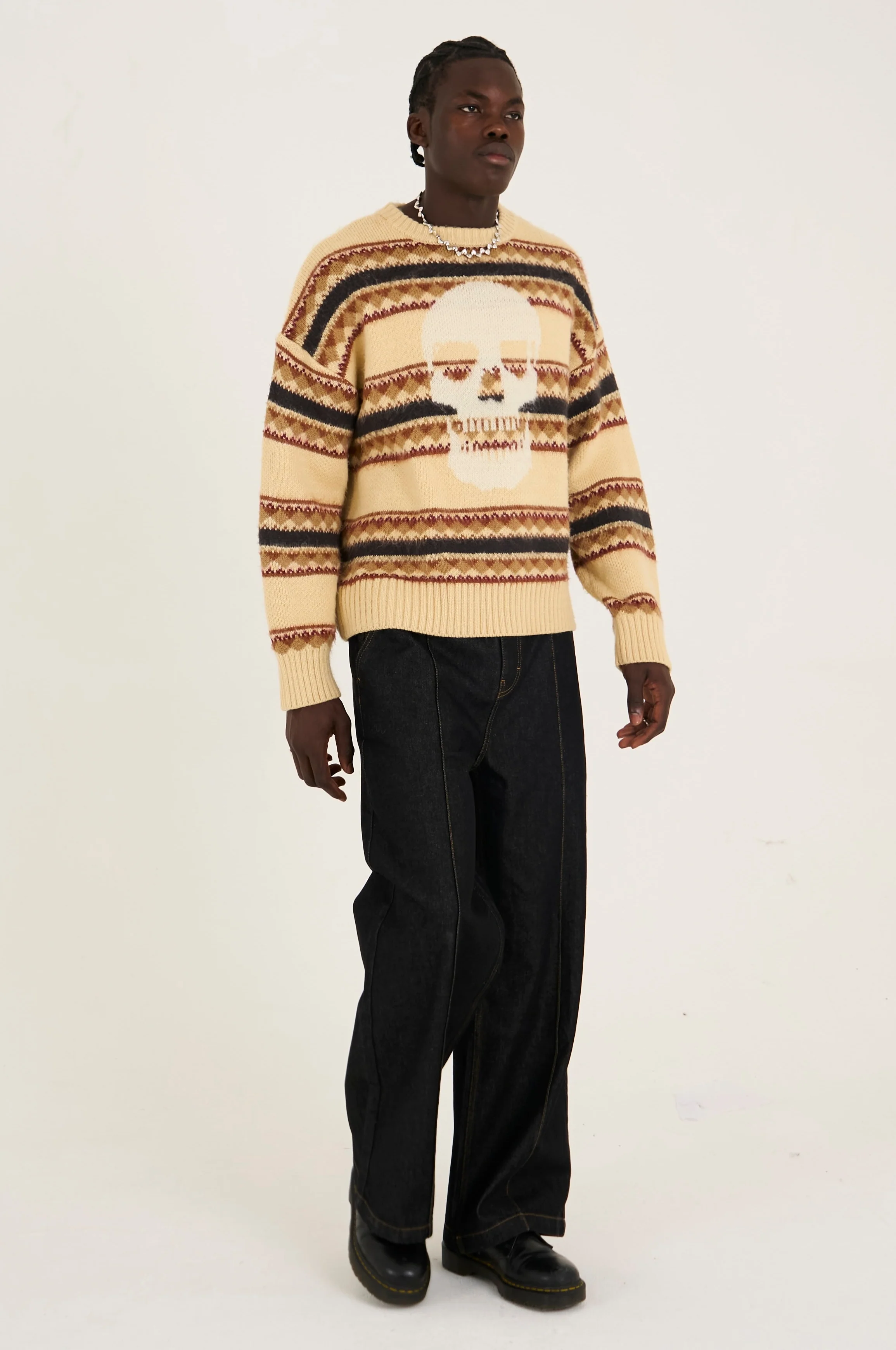 Fair Skull Fair Isle Knit - Image 5