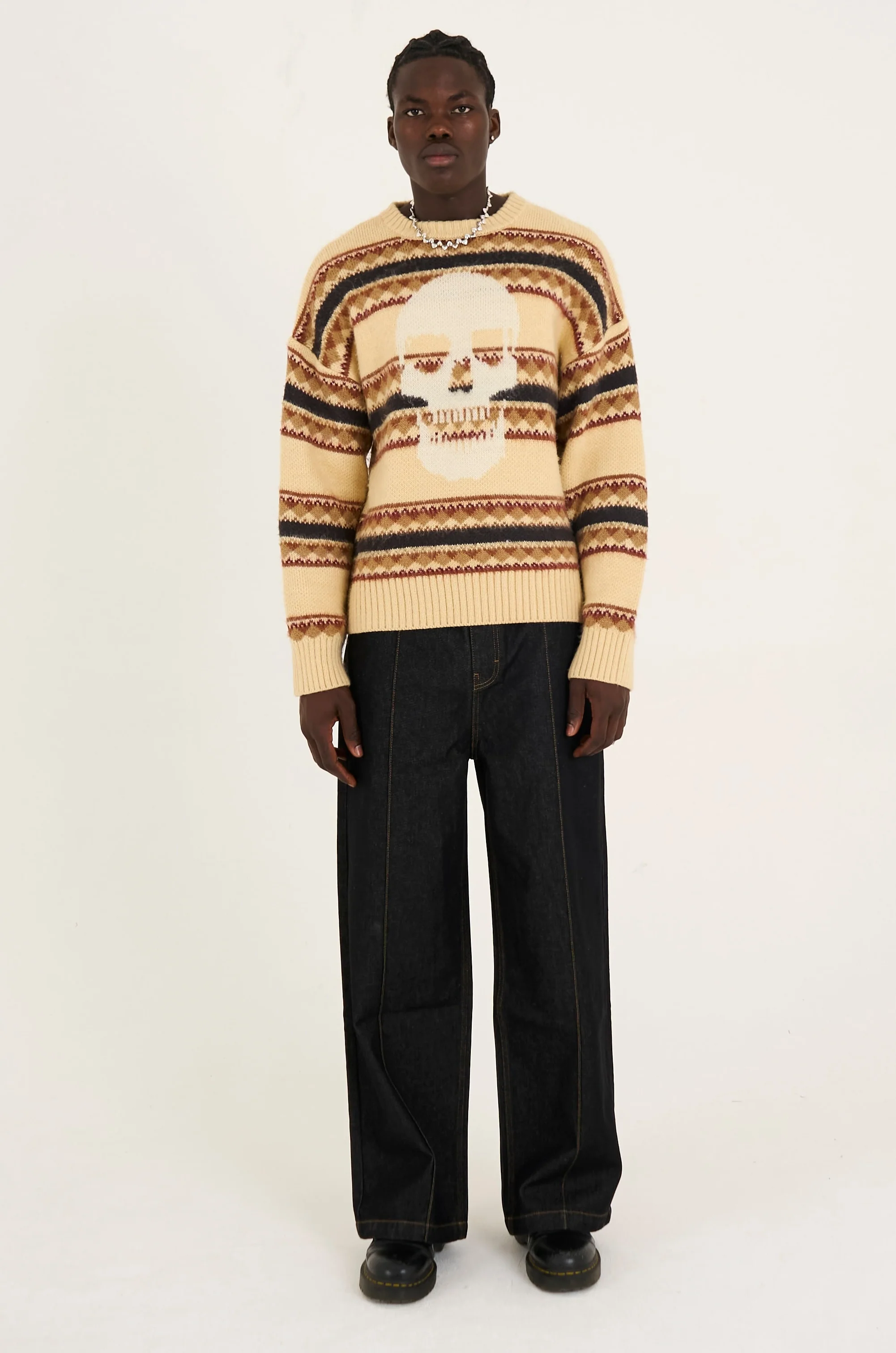 Fair Skull Fair Isle Knit - Image 6