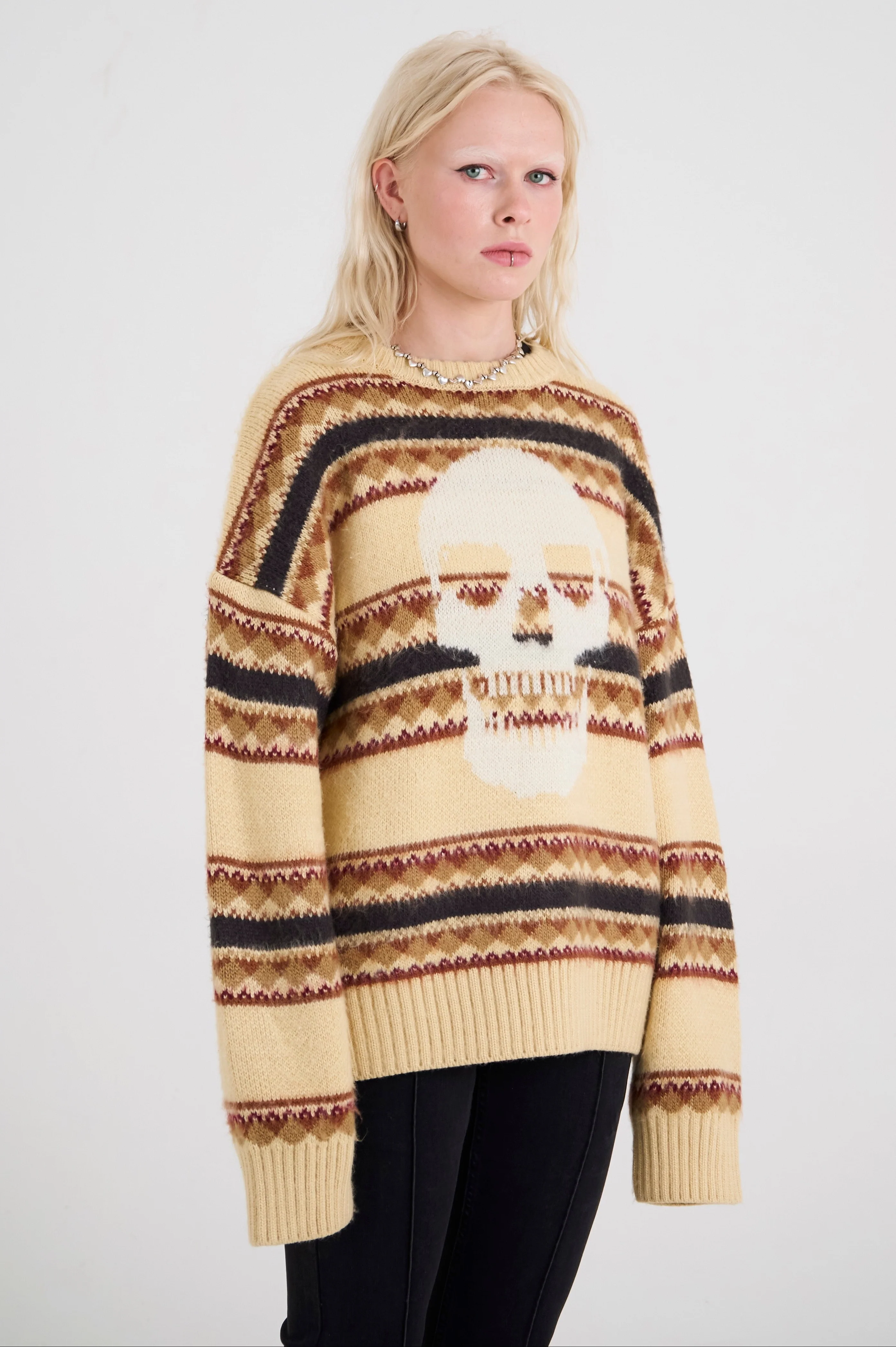 Fair Skull Fair Isle Knit - Image 8