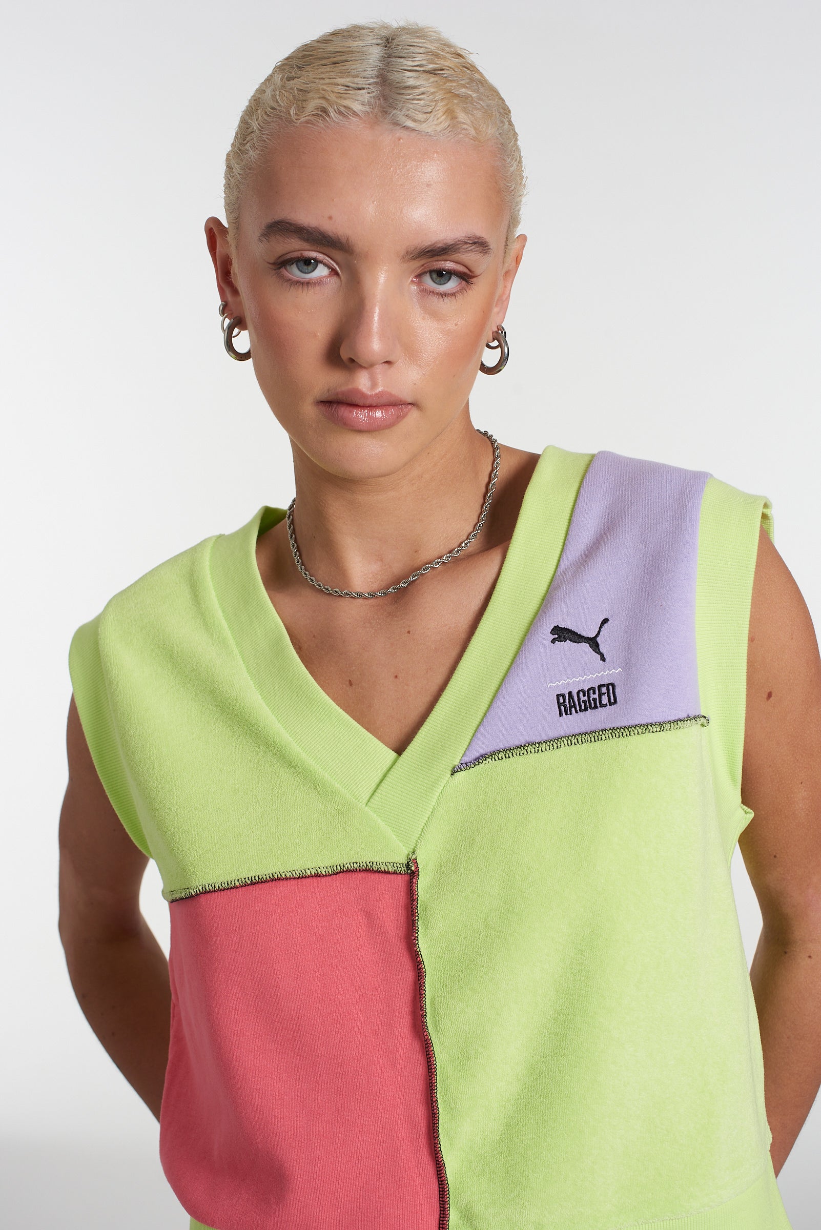 PUMA x The Ragged Priest Colour Block Vest - Image 3