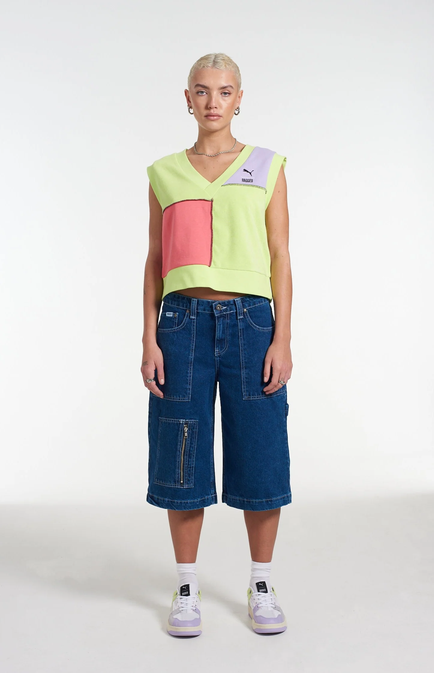 PUMA x The Ragged Priest Colour Block Vest - Image 4