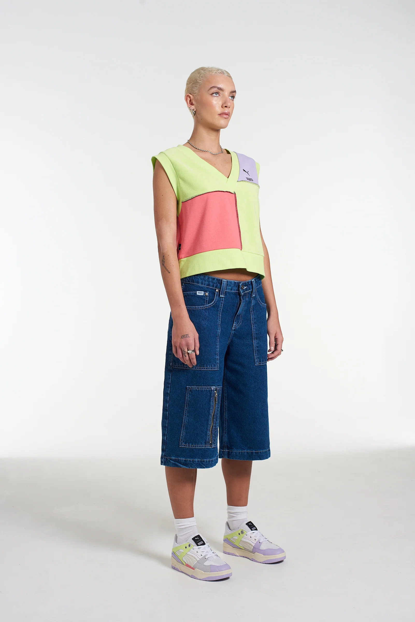 PUMA x The Ragged Priest Colour Block Vest - Image 9