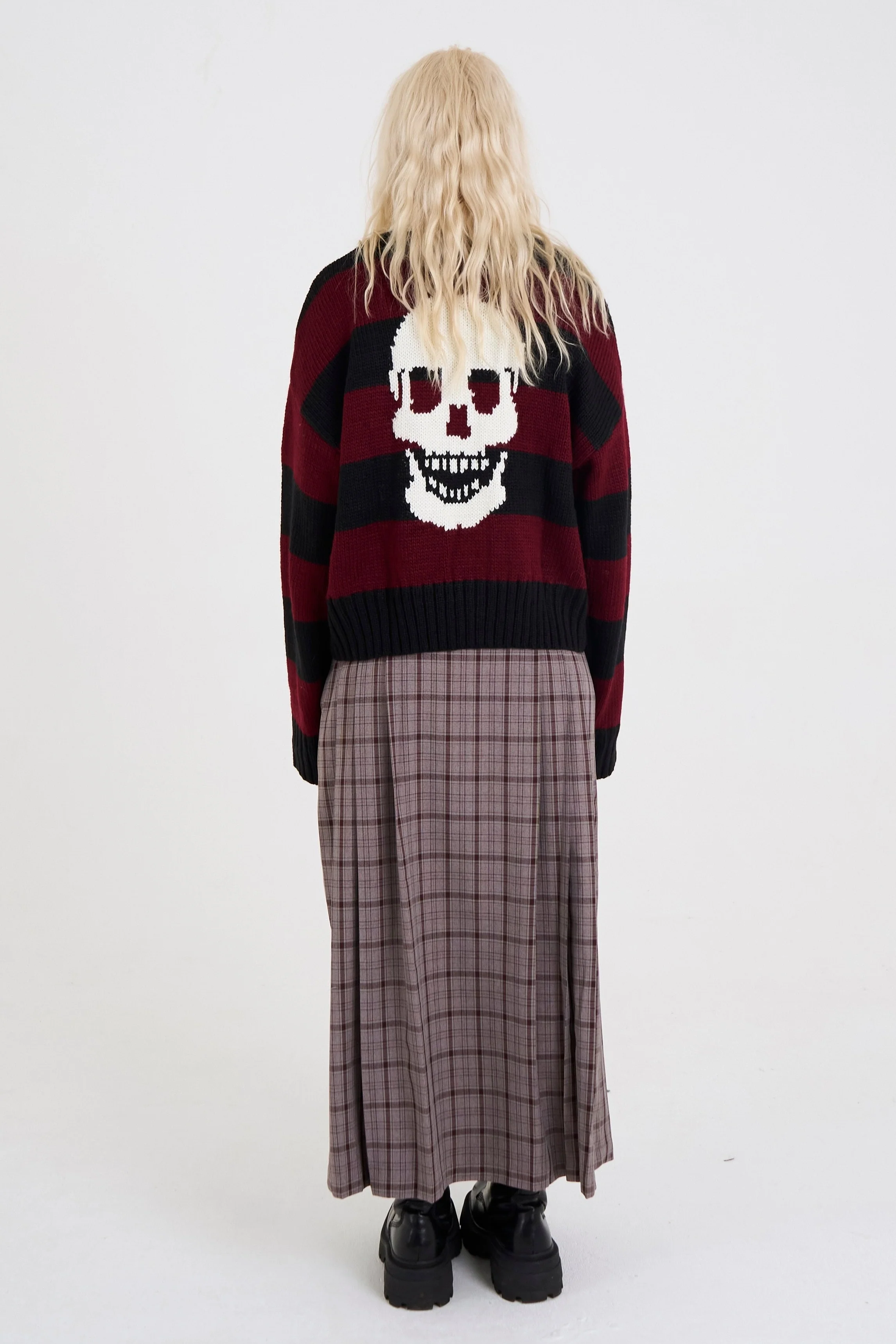 Trophy Stripe Skull Rugby Knit - Image 5